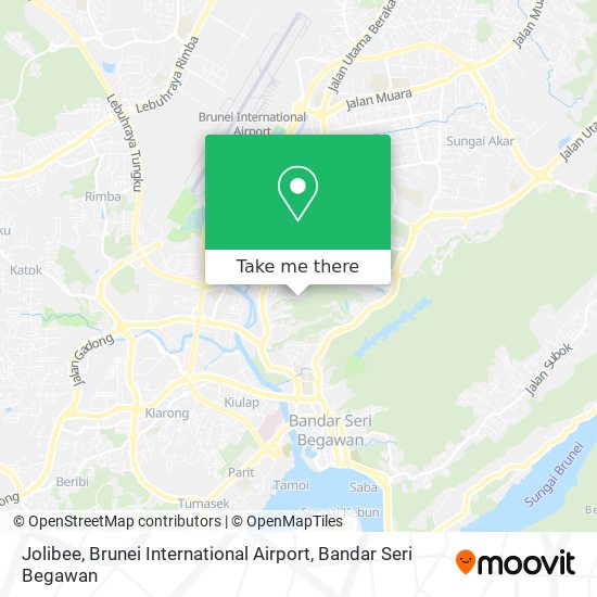 Jolibee, Brunei International Airport map