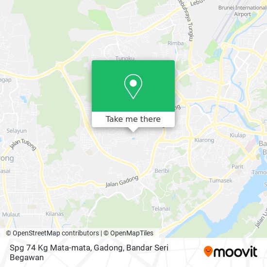 Peta Spg 74 Kg Mata-mata, Gadong