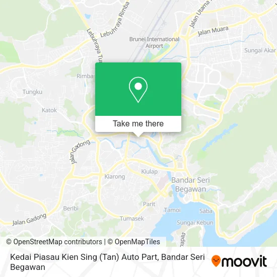 Kedai Piasau Kien Sing (Tan) Auto Part map
