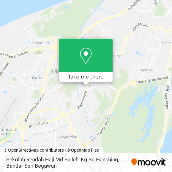 Sekolah Rendah Haji Md Salleh, Kg Sg Hanching map