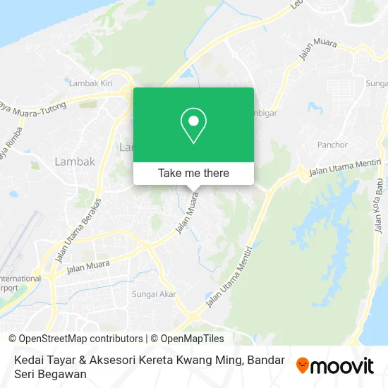 Kedai Tayar & Aksesori Kereta Kwang Ming map