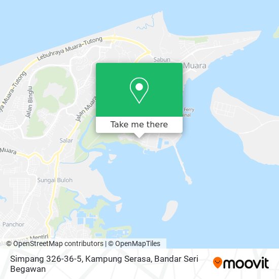 Simpang 326-36-5, Kampung Serasa map