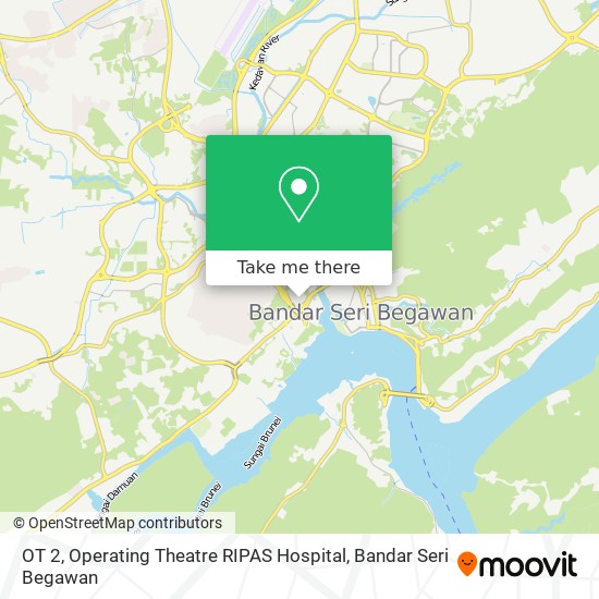 OT 2, Operating Theatre RIPAS Hospital map