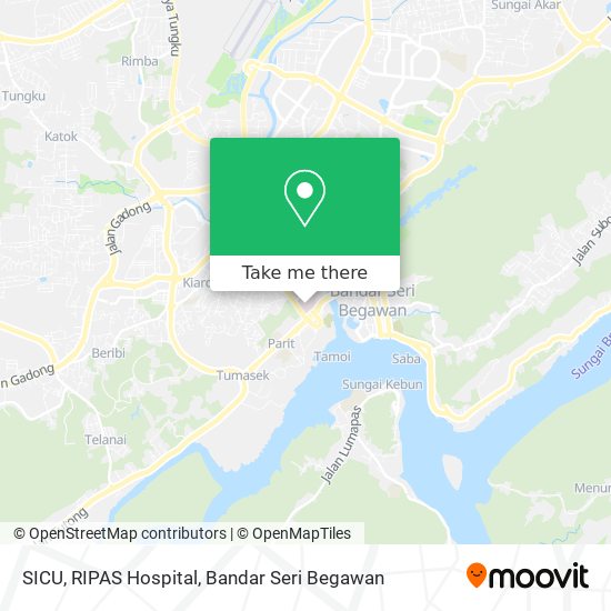 SICU, RIPAS Hospital map