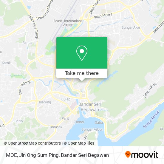 Peta MOE, Jln Ong Sum Ping