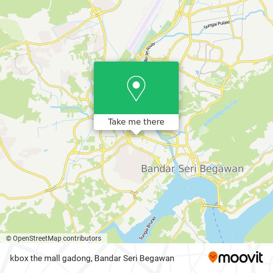 kbox the mall gadong map