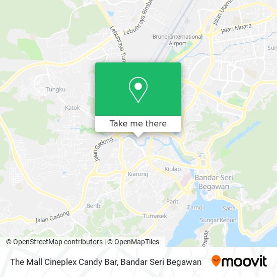 The Mall Cineplex Candy Bar map