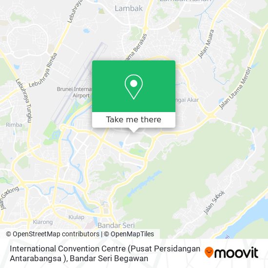 International Convention Centre (Pusat Persidangan Antarabangsa ) map