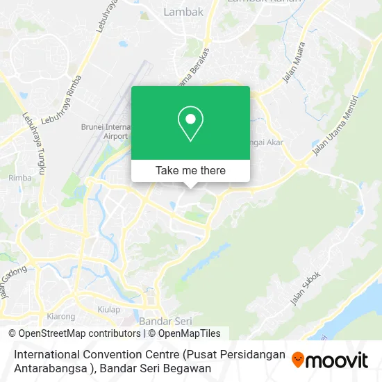 International Convention Centre (Pusat Persidangan Antarabangsa ) map