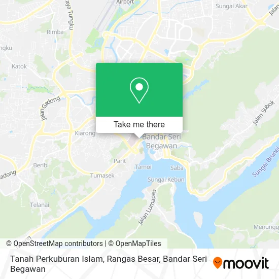 Tanah Perkuburan Islam, Rangas Besar map
