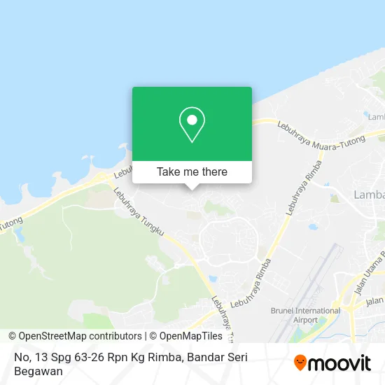 No, 13 Spg 63-26 Rpn Kg Rimba map