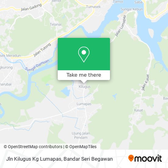 Peta Jln Kilugus Kg Lumapas
