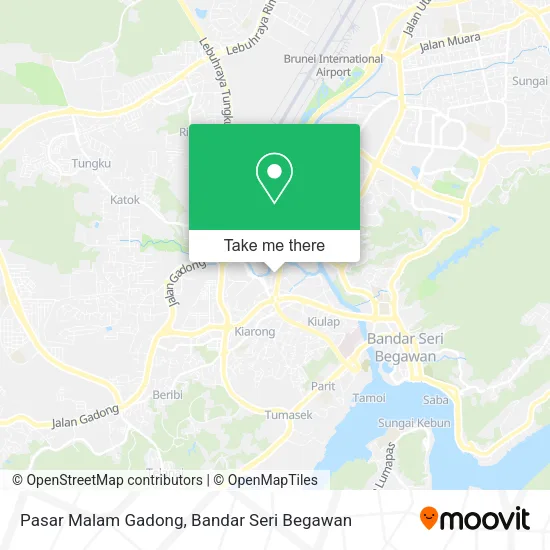 Pasar Malam Gadong map