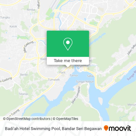 Badi'ah Hotel Swimming Pool map