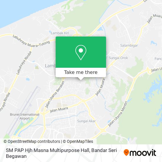 SM PAP Hjh Masna Multipurpose Hall map