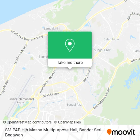 SM PAP Hjh Masna Multipurpose Hall map