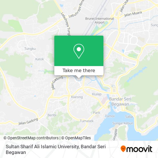 Sultan Sharif Ali Islamic University map