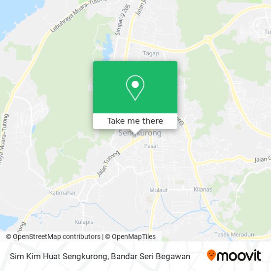 Sim Kim Huat Sengkurong map