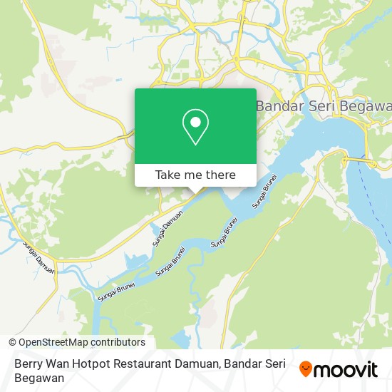Berry Wan Hotpot Restaurant Damuan map