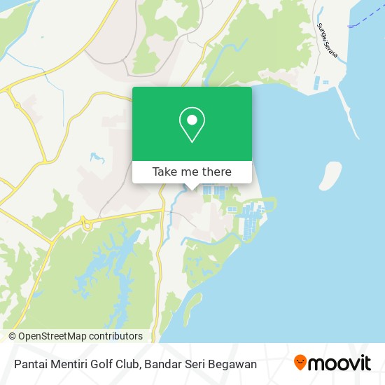 Pantai Mentiri Golf Club map