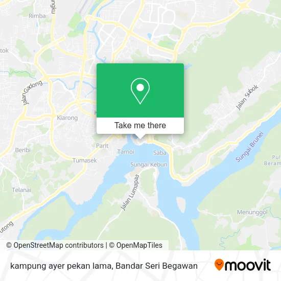 kampung ayer pekan lama map