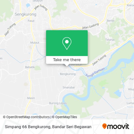 Simpang 66 Bengkurong map
