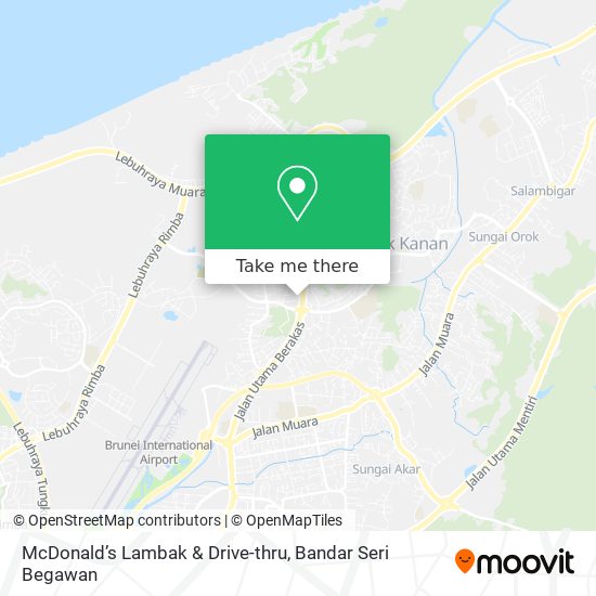 Peta McDonald’s Lambak & Drive-thru