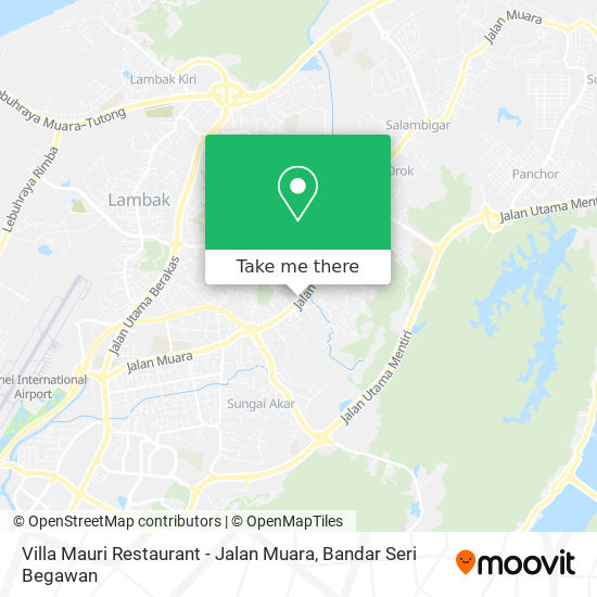 Villa Mauri Restaurant - Jalan Muara map