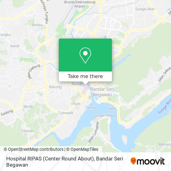 Hospital RIPAS (Center Round About) map