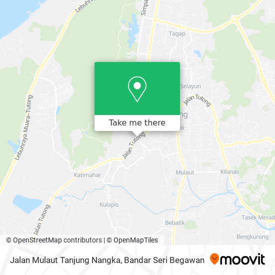 Jalan Mulaut Tanjung Nangka map
