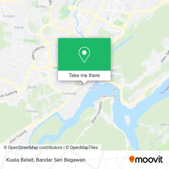 Kuala Belait map