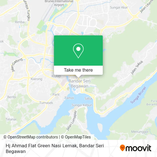 Hj Ahmad Flat Green Nasi Lemak map