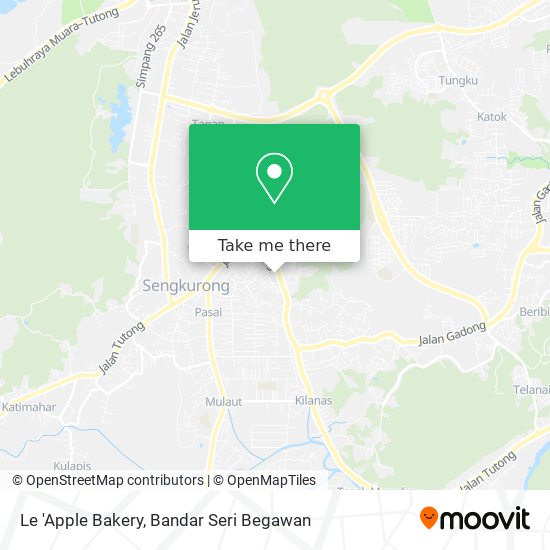 Le 'Apple Bakery map