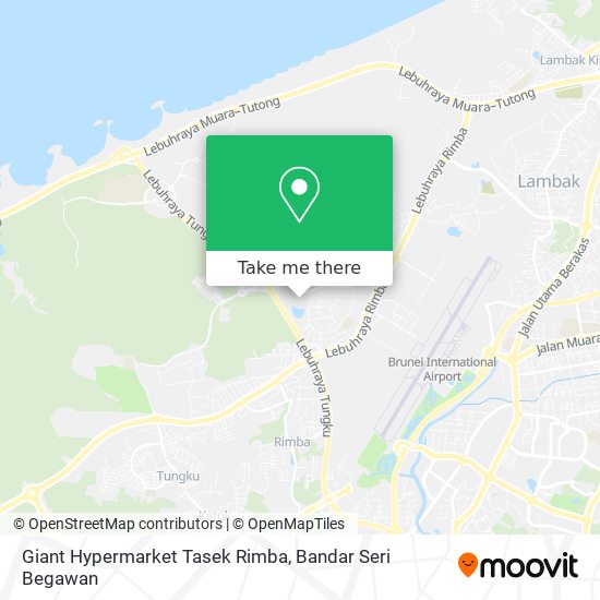Giant Hypermarket Tasek Rimba map