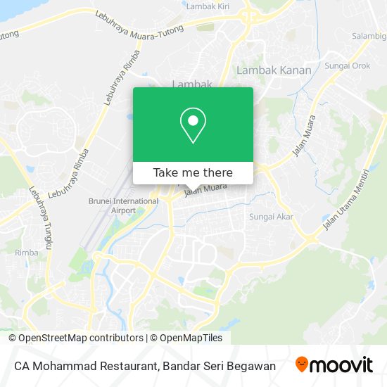 CA Mohammad Restaurant map
