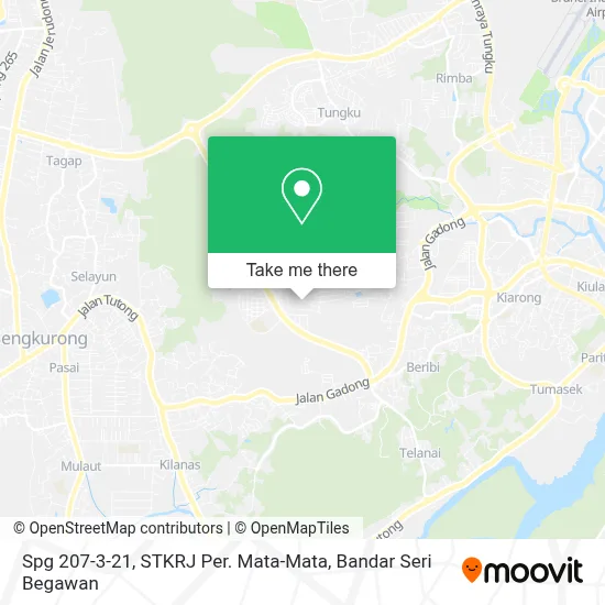 Spg 207-3-21, STKRJ Per. Mata-Mata map