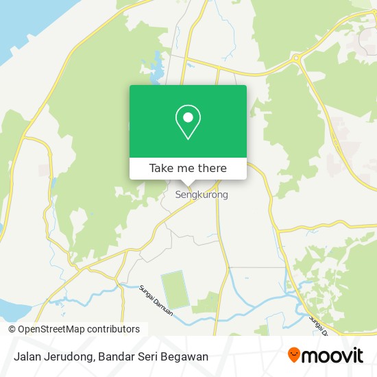 Jalan Jerudong map
