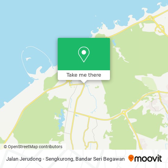 Jalan Jerudong - Sengkurong map
