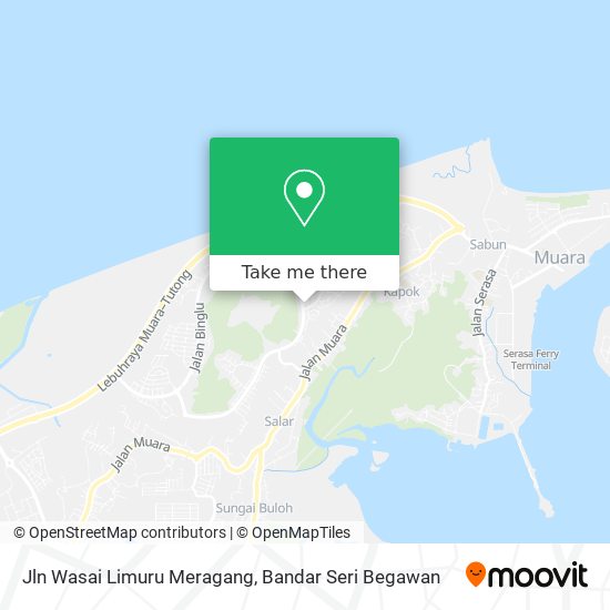 Jln Wasai Limuru Meragang map