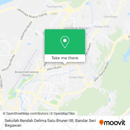 Sekolah Rendah Delima Satu Brunei IIB map