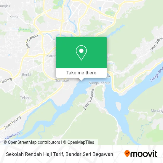 Sekolah Rendah Haji Tarif map