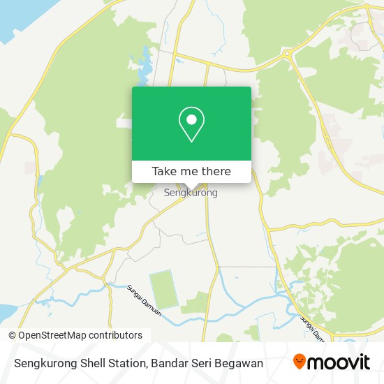 Sengkurong Shell Station map