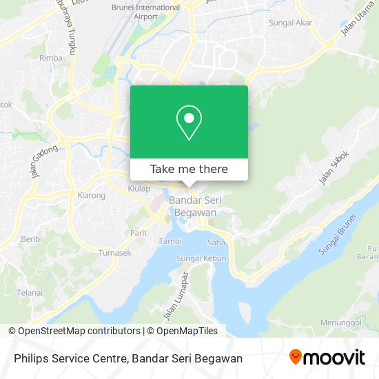 Philips Service Centre map