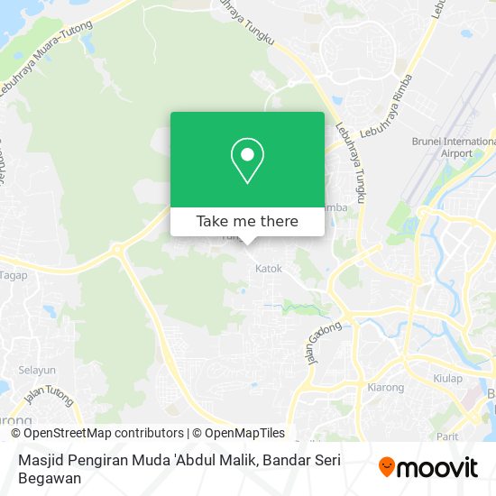 Masjid Pengiran Muda 'Abdul Malik map