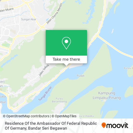 Residence Of the Ambassador Of Federal Republic Of Germany map