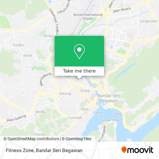 Fitness Zone map