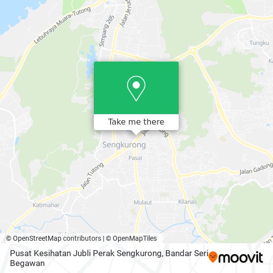 Pusat Kesihatan Jubli Perak Sengkurong map