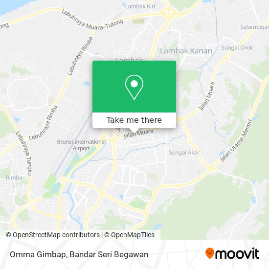 Omma Gimbap map