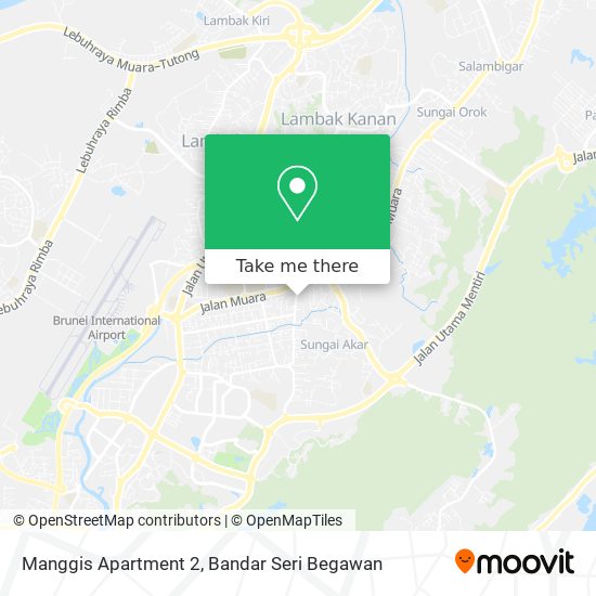 Manggis Apartment 2 map