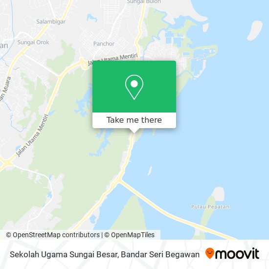 Sekolah Ugama Sungai Besar map